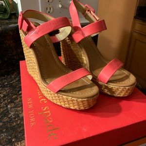 Kate Spade New York Dancer Leather Geranium Pink